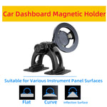 Magnetic Car Phone Holder | Strong Center Console Adhesive Mount for Secure Holding