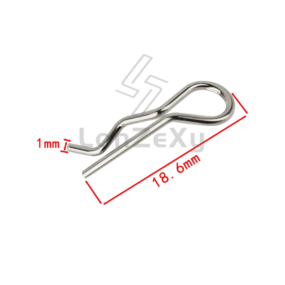 304 Stainless Steel R Clips for RC Car Body Shell lifestyle view