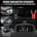 Smart 25A Car Battery Charger 12V/24V Trickle Maintainer for Auto Boat RV Truck