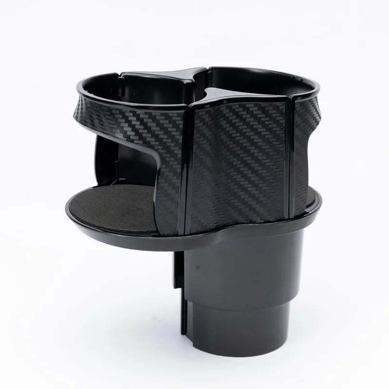 Car Two-Hole Cup Holder Expander | Adjustable Drink Organizer for Vehicles alternate view