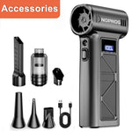 Car Vacuum Cleaner Air Duster Electric Dust Collector Air Blower Turbo Fan Cleaning Tools Hair Dryer Auto Accessories for Home Outdoors Camping RV Truck Trailer Universal