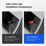4Pcs Metal Tire Valve Stem Caps for Nissan Models | Universal Car Accessories detail view