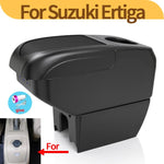 For Suzuki Ertiga special armrest interior upgrade modification multi-function storage center console cup holder car USB accesso