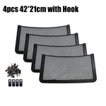 Black Multi Size Car Organizer Net Pocket Car Net Bag Phone Holder Rack Storage Mesh alternate view