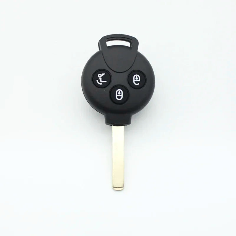 Xinyuexin 3 Buttons Silicone Pad Remote Key Shell Case for Mercedes-Benz Smart Fortwo 45 detail view