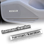 Harman Kardon BOSE Badge aluminum 3D car audio stickers For bmw Dacia Alfa Romeo Lada Skoda Hyundai Infiniti Volvo Audi Jaguar