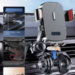 Car Phone Holder with Hook Clip | Universal Automatic Locking Car Vent Mount detail view