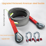 Multiple Sizes Car Outdoor Off-road Trailer Tow Rope | Emergency Rescue and Pulling Rope