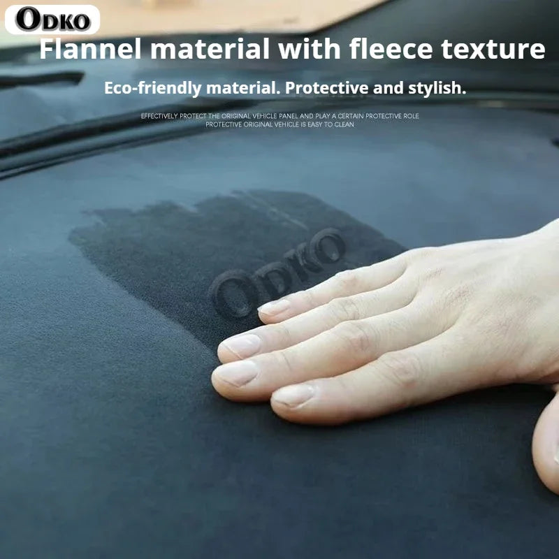 Car Dashboard Mat for Dodge Challenger 2015-2023 Dashmat Sunshade Protective Carpet Dash detail view