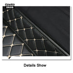CUWEUSANG Custom Car Floor Mats For Mitsubishi Pajero Sport Auto Carpets Foot Coche Accessorie