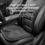 AUTOMECHANIST Car Seat Cover Front Rear Seat Cushion Protector Nappa Leather Soft Seat close-up view