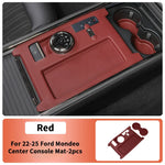 1SET Center Console Silicone Storage Box Mat Cup Holder Insert For Ford Mondeo 22-25 Ant detail view