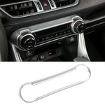 Car Center Console Air Conditioning AC Switch Button Panel Frame Trim For Toyota RAV4 XA50 2019 2020 2021 2022 2023 2024 Hybrid