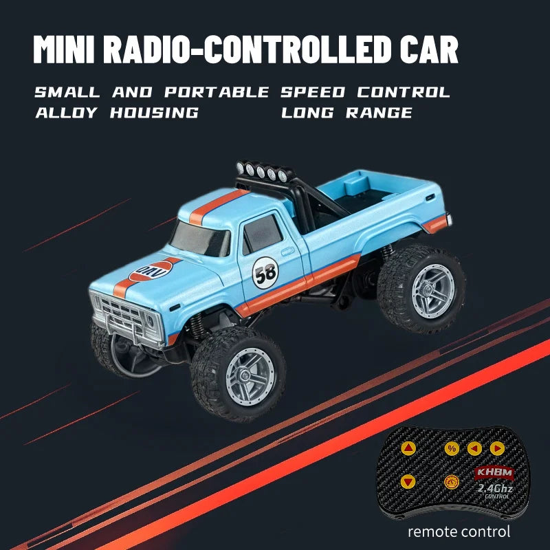 New RC Car MINI Alloy 1/64 Remote Control Car Convenient to Carry 60 Minutes of Work lifestyle view