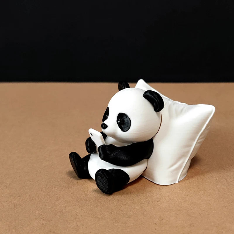 Panda Sculpture Ornament for Desk or Car Decor alternate view