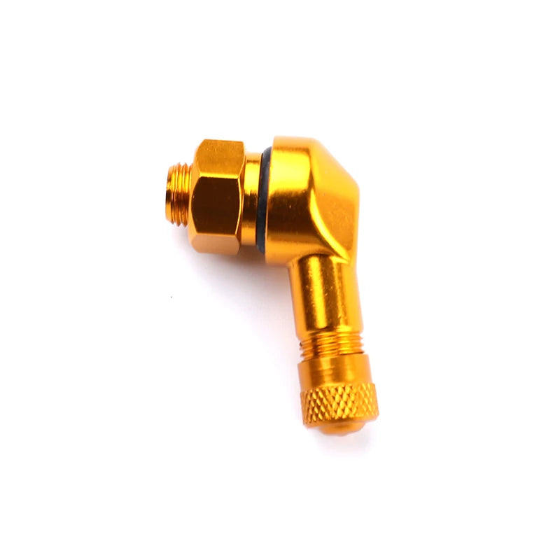 1Pc Metal Valve Elbow 90 Degree Angle Motorcycle Tire Valve Stem | Durable Aluminum Allo detail view