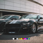 Car Stickers 6pcs Kit | Full Body Vinyl Decals Racing Stripe Design for Roof Hood Doo alternate view