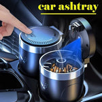 Car Ashtray With LED Light Alloy Cup