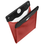 Car Trash Can Hanging Garbage Bin Pu Leather Foldable close-up view