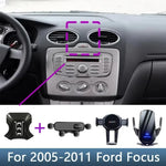 Car Phone Holder For Ford Focus 2005 2006 2007 2008 2009-2011 Special Fixed Bracket Base Wireless Charging Interior Accessories