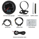 7-Color Backlight Display Gauge Set | Boost Water Temp Oil Pressure Tachometer additional angle