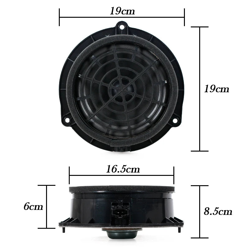 Front Rear Door Speaker Tweeter Middle Bass Horn For Audi A6 C7 2011 2012 2013 2014-2 alternate view
