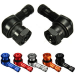 90 Degree CNC Motorcycle Tire Valve Stems | Leak-proof 2-Piece Set for Bikes and Scoo lifestyle view