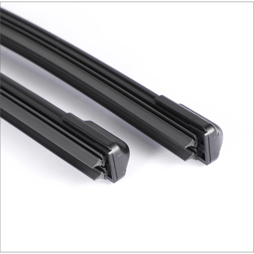 Universal Car Wiper Blades | Soft Dual Rubber Frameless Windshield Wipers additional angle