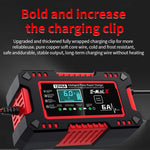 Car Battery Charger Intelligent Smart Battery Charging Fast Power Charging Pulse Repair Tools Digital Display Auto Accessories Universal For SUV Motorcycle Truck RV