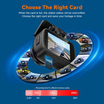 4K UHD Dash Cam | Dual Lens, GPS, WiFi, Night Vision & 4K Rear View Camera additional angle
