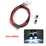 RC LED Light Kit Headlamps for 1/10 1/8 1/12 RC Car Truck Crawler Drift Car Headlight close-up view