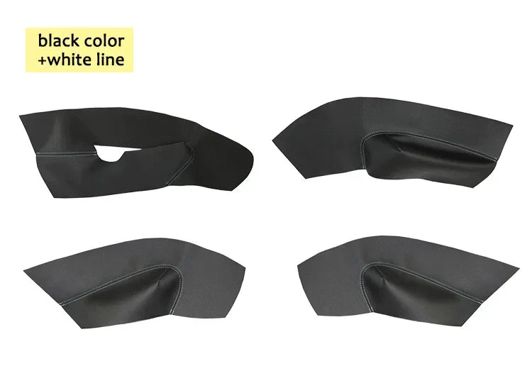 Left Hand Drive Soft Leather Door Panel Cover For Skoda Octavia 2007 2008 2009 2010 2 alternate view