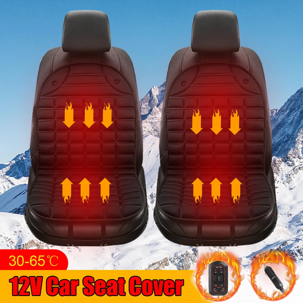 Universal 12V Hot Keep Warm Heating Seat Cushion Heated Car Seat Cushion Cover Winter Household Cush