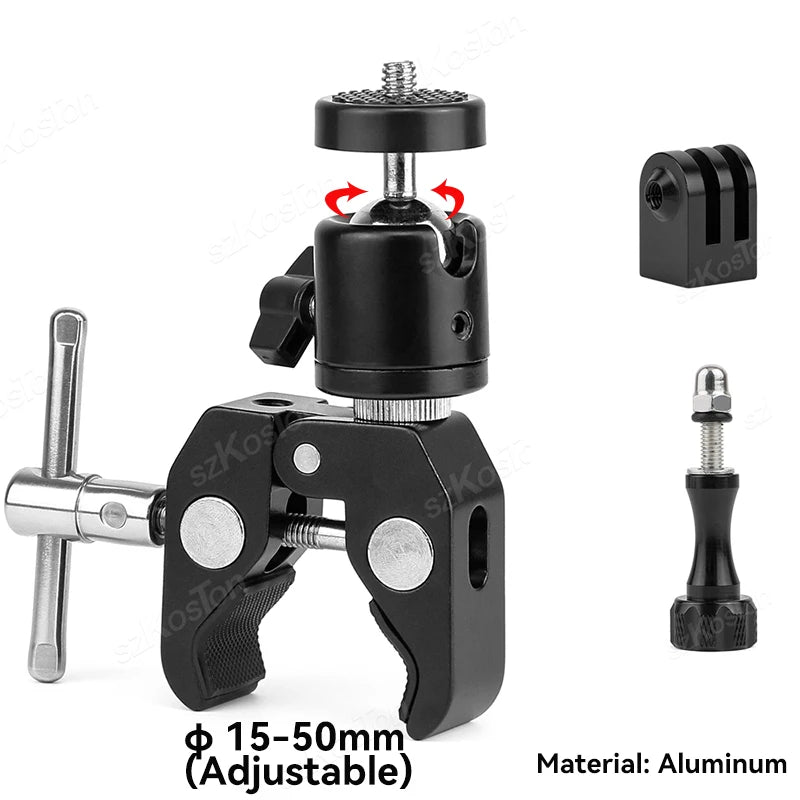 For Insta 360 X4 X5 Go Pro 13 12 11 10 9 DJI Action 6 Bicycle Motorcycle Selfie Stick Mo detail view