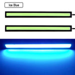 1 PCS Super Bright 17CM LED COB Fog Bulb Car DRL LED Strip Daytime Running Light ba additional angle