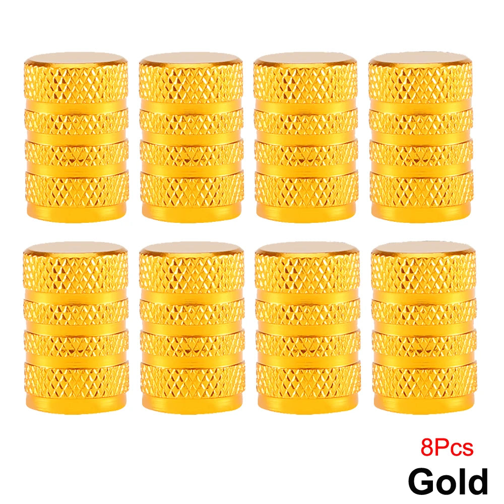Aluminum Tire Valve Caps | Dustproof Universal Stem Covers for Cars, Bikes, Trucks, M alternate view