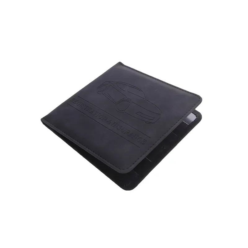 Car Registration and Insurance Holder Car Accessories Vehicle Glove Box Car Organiz additional angle