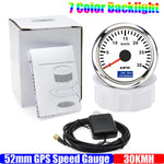 GPS Speedometer Gauge 52mm | 7 Color Backlight GPS Meter for Car Marine Boat 12V 24V alternate view