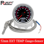 52mm 12V Car Gauge Set | Water Temp Oil Temp Oil Press Voltmeter Tachometer RPM Air F alternate view