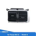Ruili136 1Pcs for VW Passat CC B6 B7 R36 Car LHD Chrome Piano Paint Dashboard AC Air Condition Outlet Vent 3AD 819 701 3AD819702