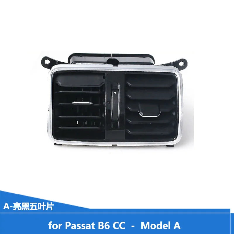 Ruili136 1Pcs for VW Passat CC B6 B7 R36 Car LHD Chrome Piano Paint Dashboard AC Air Condition Outlet Vent 3AD 819 701 3AD819702
