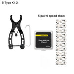 Bicycle Repair Tool Set Chain Wear Checker 6/7/8/9/10/11 Speed Joint Magic Buckle MTB lifestyle view
