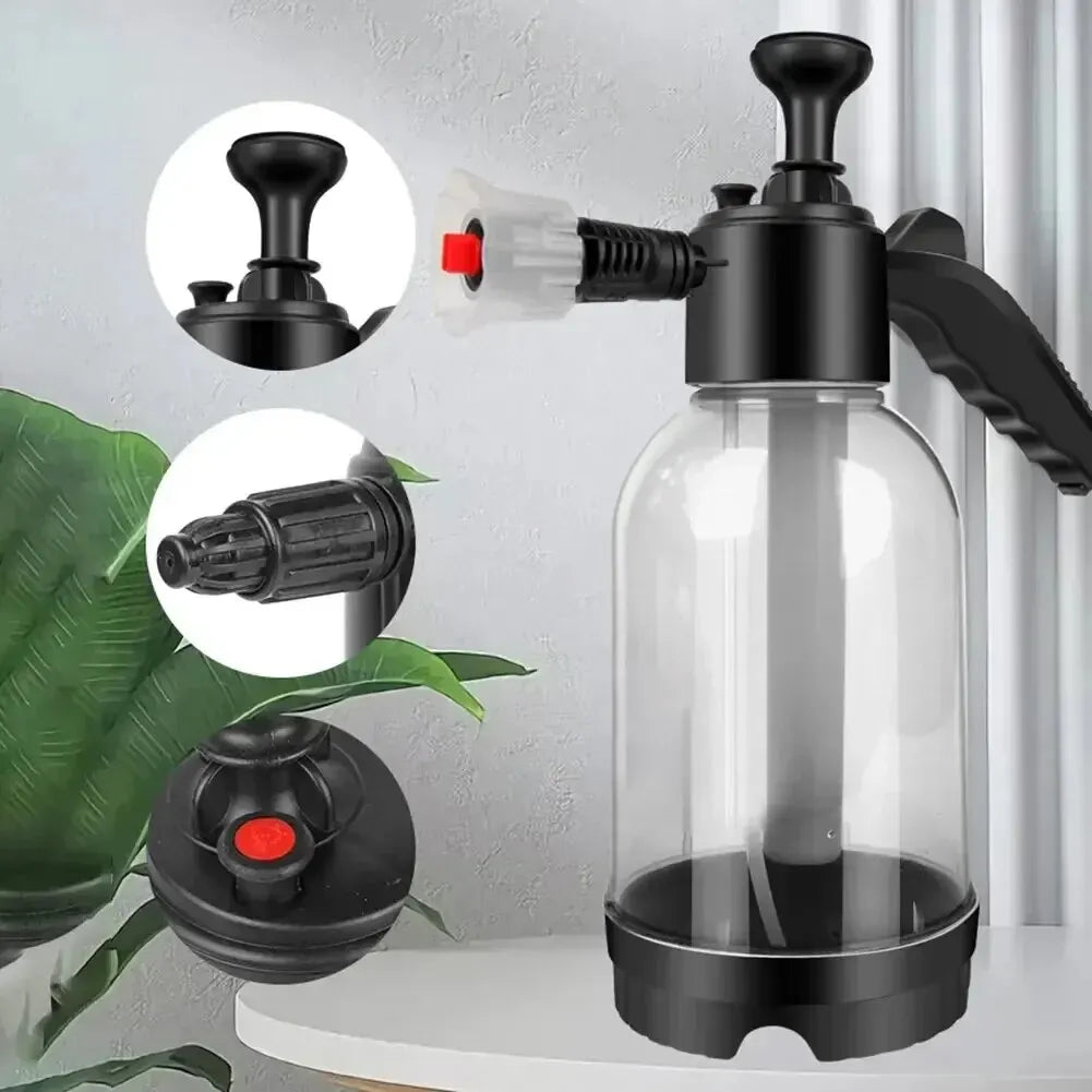 2L Handheld Foam Sprayer | Car Wash & Garden Watering Tool close-up view