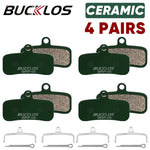 BUCKLOS Ceramic Hydraulic Disc Brake Pads | Wear-Resistant MTB Brake Pads for Shimano lifestyle view