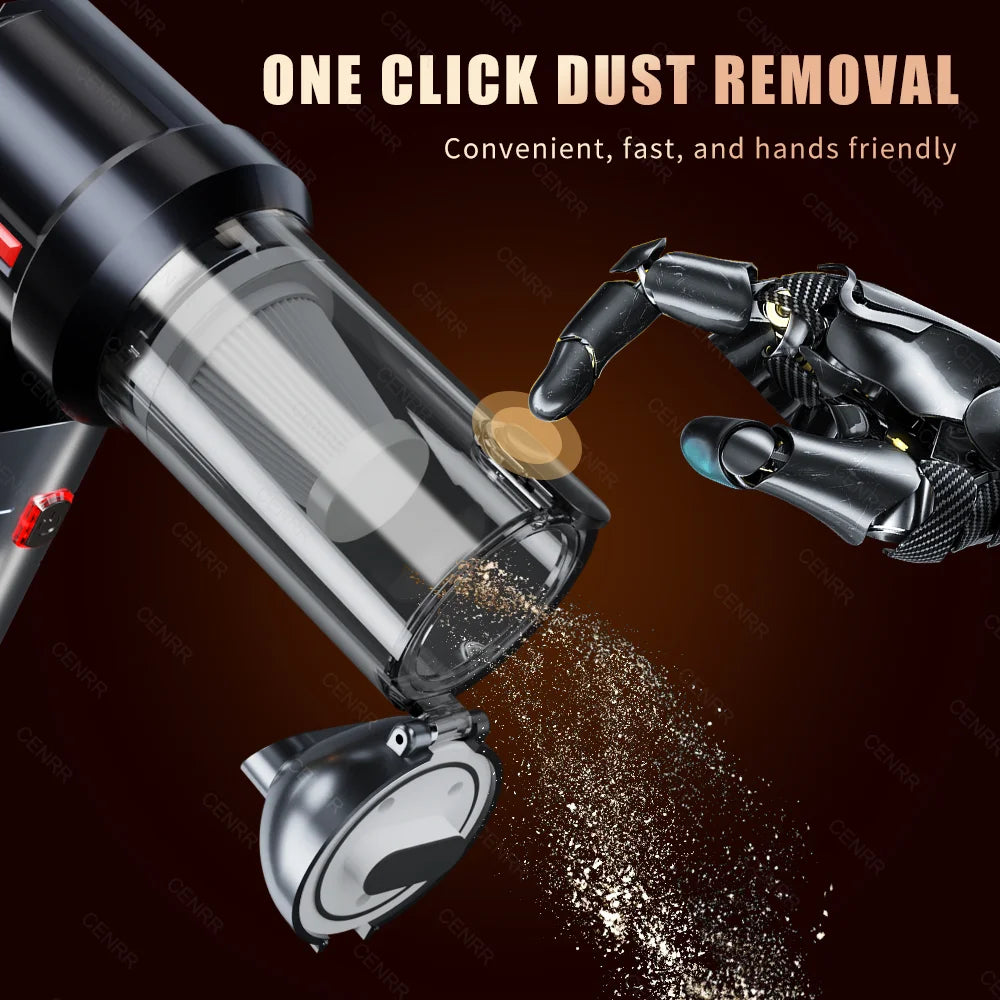 CENRR 998000PA Mini Car Vacuum Cleaner | Cordless Portable Handheld with Blower additional angle