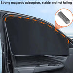 Car Side Window Sun Shade | Magnetic UV Protection Curtains for Privacy and Heat Reducti detail view