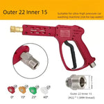 High-Pressure Power Washing Gun | Car Wash Nozzle with Fan Spray alternate view