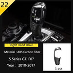 For BMW 5 Series GT F07 528 535i Carbon Fiber Car Styling Center Console Lid Armrest Box Trim Protective Cover Auto Accessories