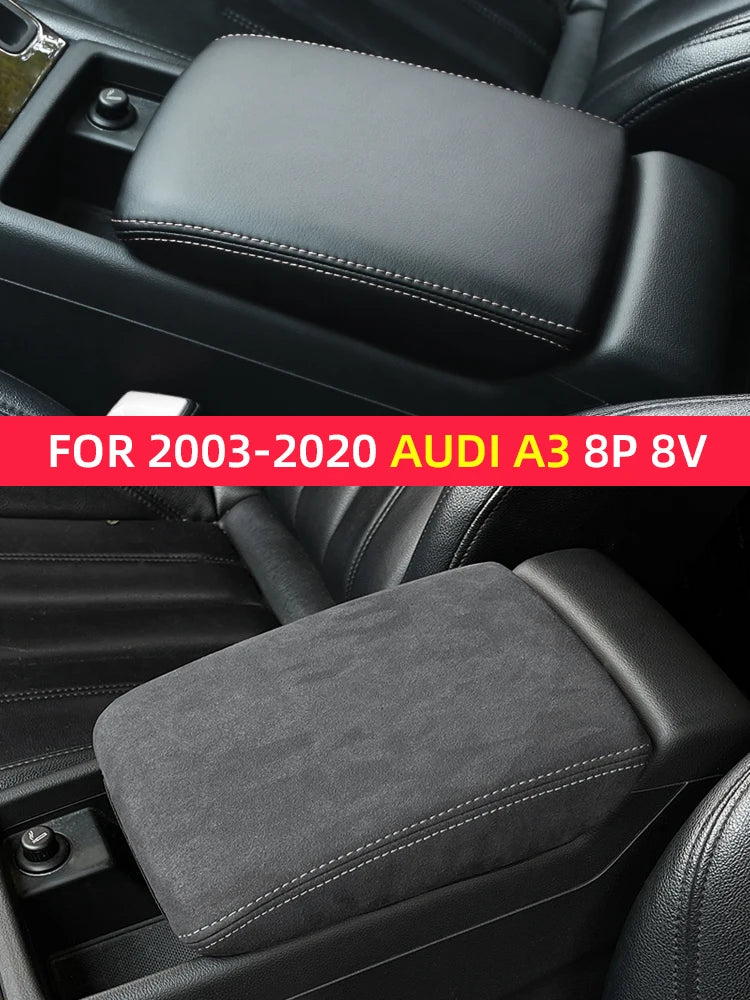 For Audi A3 8P Accessories 2003-2012 2013-2016 2017-2019 2020 8V S3 Interior Protective Cover For Car Center Console Armrest Box
