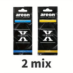 3-60Pcs X Version Car Air Refresher Car Suspension Decoration Home Bathroom Refresher Natural Perfume Car Interior Hanging Paper
